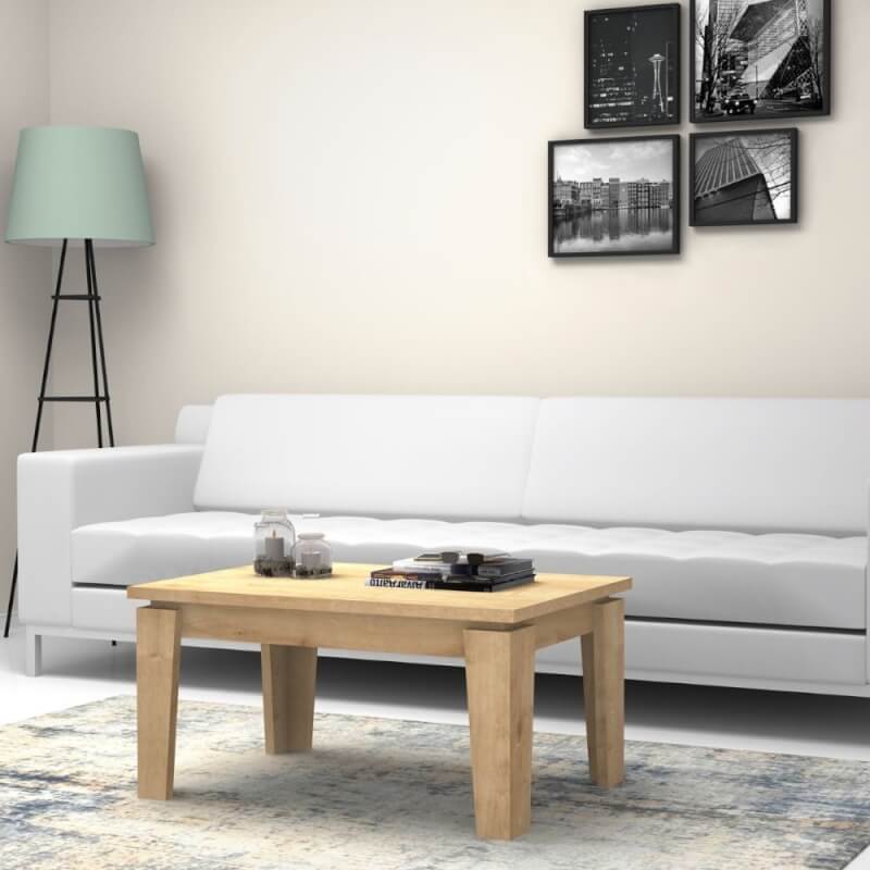 Tavolino da salotto Coffee 90x60x45 H rovere
