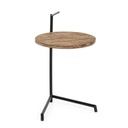 Tavolino in legno e acciaio Walton 38x44x63 cm