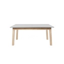 Tavolo moderno allungabile rovere grigio cm 90 x 160 /240