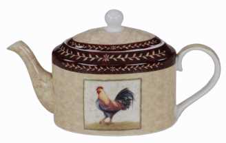 Teiera Gallo CR-0145 cm21/30x12h16 con Scatola Regalo