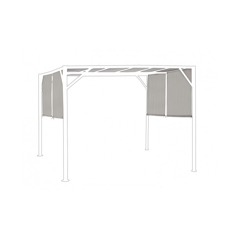 Telo Gazebo 3x3 in Poliestere Tortora