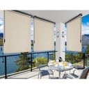 Tenda a Rullo Alluminio Beige Manuale 180x250 cm