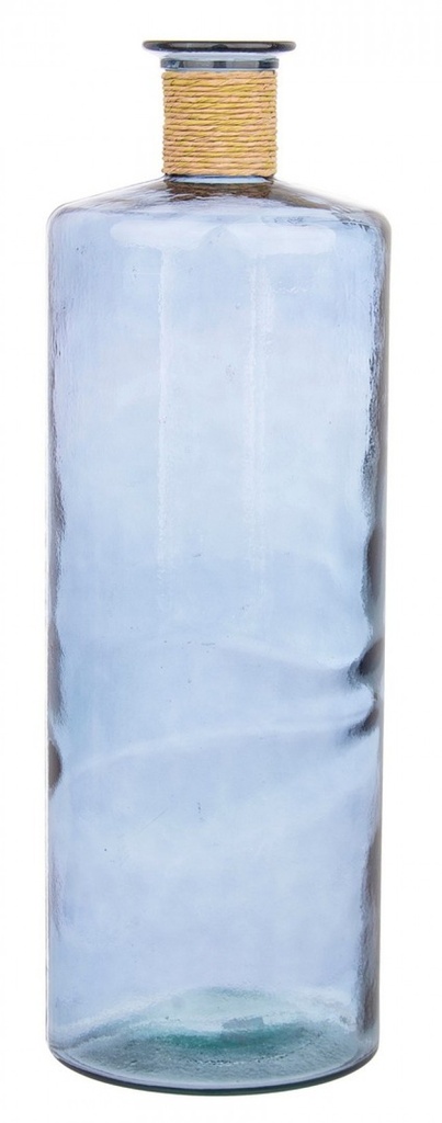 Vaso in Vetro Riciclato Blu Cobalto H79