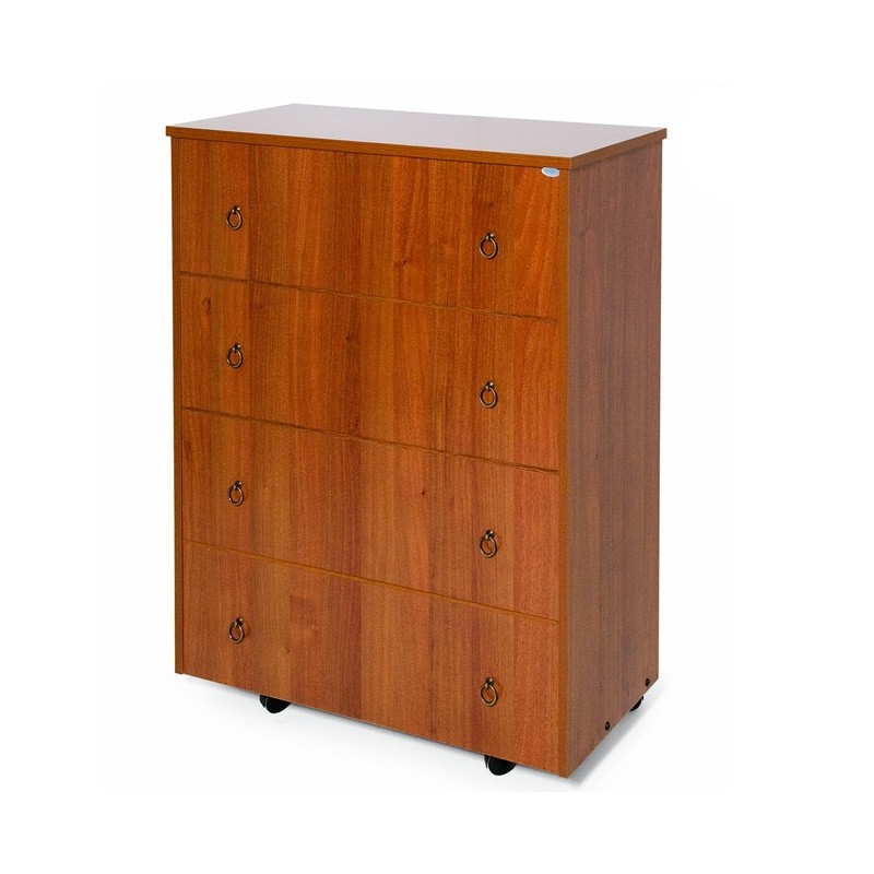 Mobile letto rete ortopedica pieghevole colore noce antico cm H.100x85x36