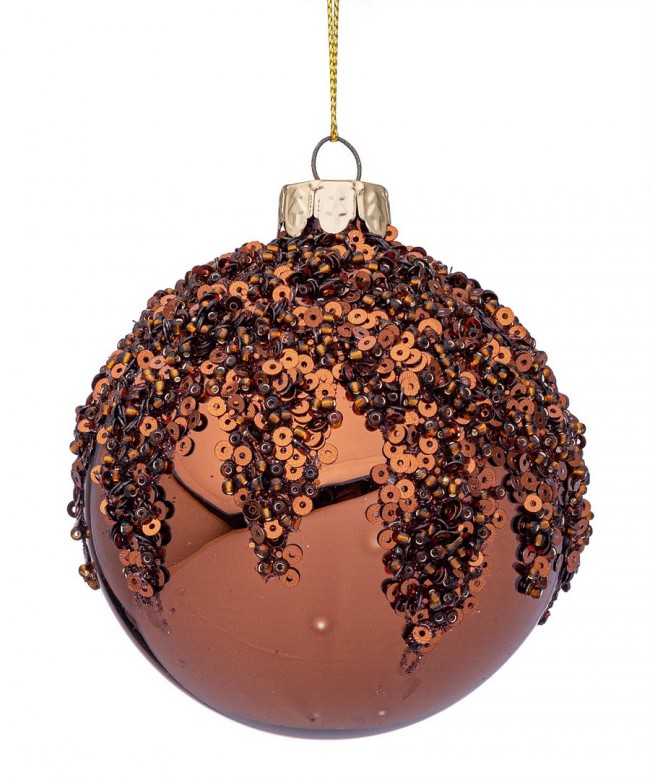 Sfera Vt Prize Marrone D80 in Vetro 12x