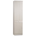 Armadio Multiuso Due Ante Un Cassetto Eucalipto 46x34x H183 cm