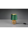 Lampada da Tavolo Sophia Oro Velluto Verde Ø16 cm