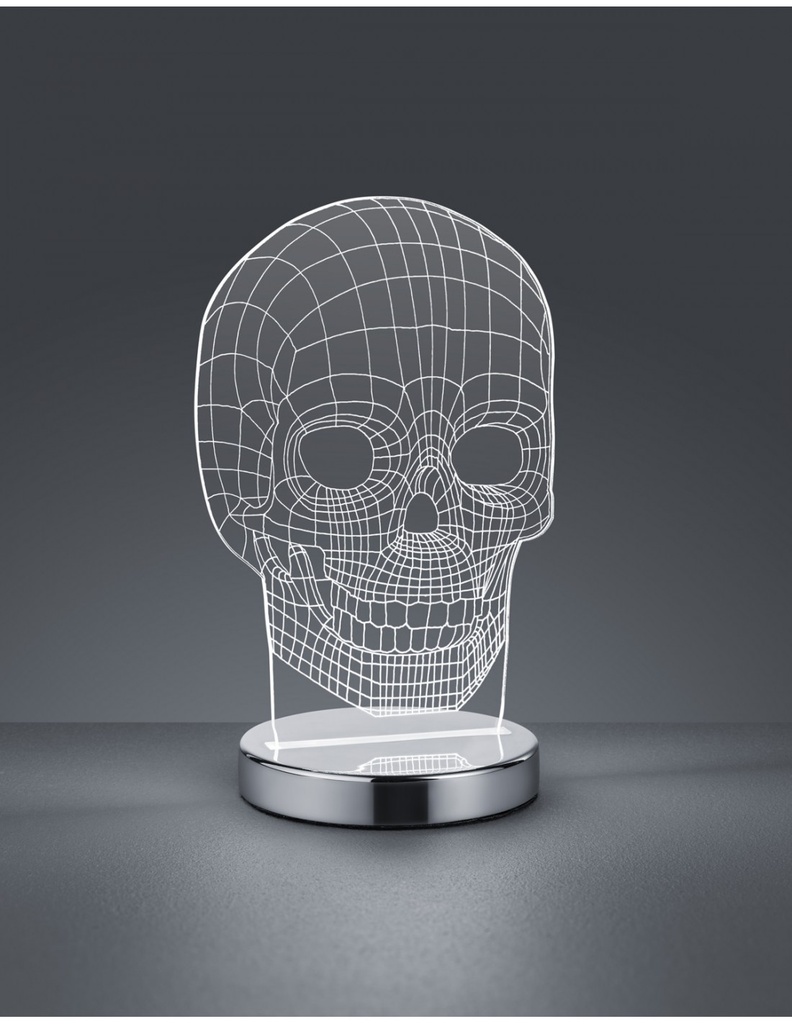 Lampada da Tavolo Led Skull Dimmerabile H21 cm