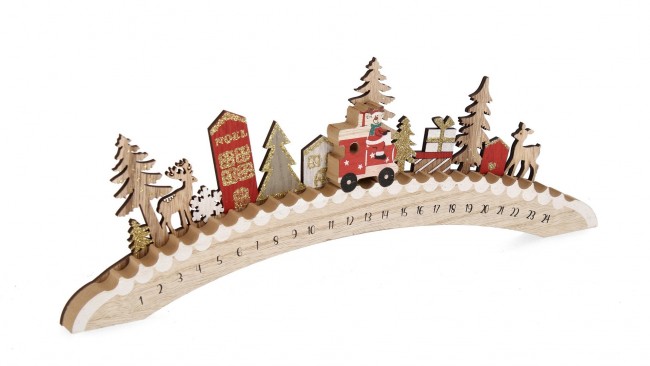 6x Calendario Avvento Lettie Arco Rosso - Samnite