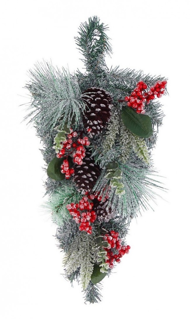 6x Decor. Cheryl Bacche Rosso Ghiacc Goccia - Samnite