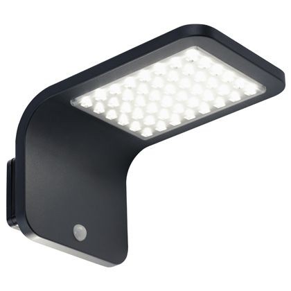 Applique Solare 3W Led 4000K  linea street  nero - Samnite