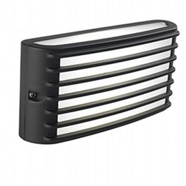 Applique in alluminio pressofuso con diffusore opalino - 10W, 840 lumen, luce calda grafite - Samnite