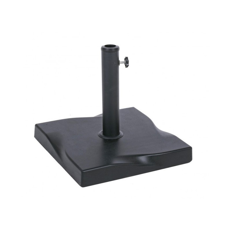 Base per ombrellone da giardino Quadra Salonicco 20 kgs 41,5x41,5x h 37 cm - Samnite