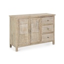 Credenza 2 ante 3 cassetti Mayra 110x40x80h cm - Samnite