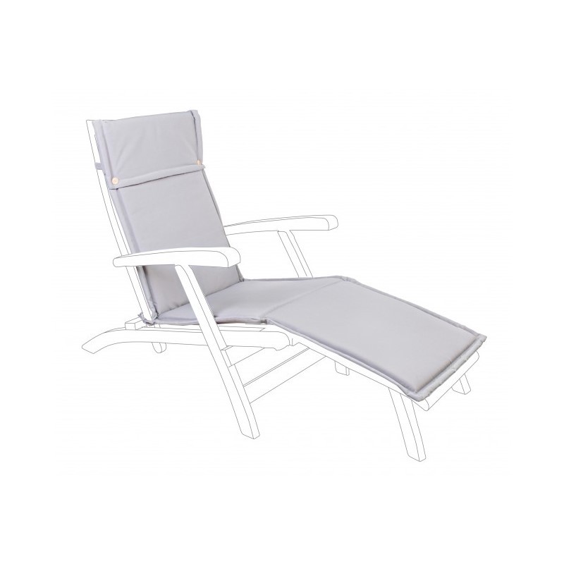 Cuscino lettino piscina  Poly sfoderabile Tortora - Samnite