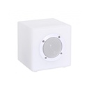 Lampada da Giardino a LED Cubo Speaker in Polietilene 15x15cm - Samnite