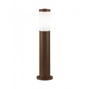 Lampada da esterno in alluminio pressofuso con diffusore opalino - Altezza max 180mm, Diametro max 60mm, IP65 corten - Samnite