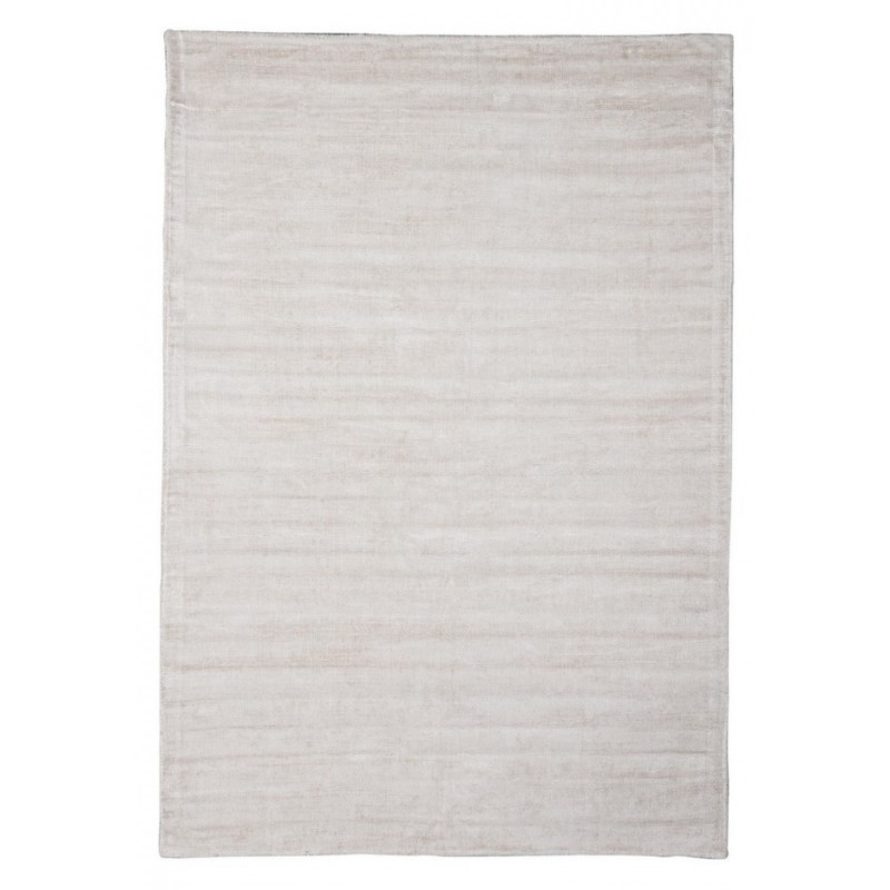 Tappeto in viscosa e cotone design Cottage Beige 160x230 - Samnite