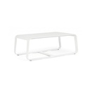 Tavolino per esterno in alluminio Bianco MERRIGAN 105x62x h38 cm - Samnite