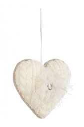 [S-B0939202] 12x Pendaglio Jolin Cuore Bianco