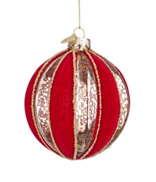 [S-B0934156] 12x Sfera Vt Velours Rosso D80