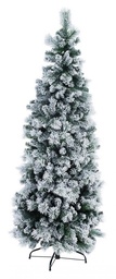 [S-B0933555] 1x Albero Slim Praga Innevato H240
