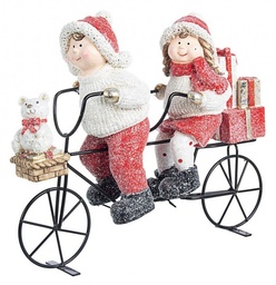 [S-B0932499] 2x Bimbi Biker Rosso