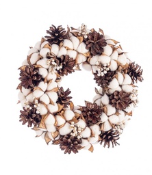 [S-B0970910] 2x Corona Loiza Fiore Cotone D29