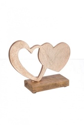 [S-B0926740] 2x Decorazione Deva Cuore 20X16