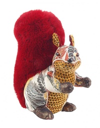 [S-B0935985] 2x Scoiattolo Dafne Multi Ocra 22,5X24,5H