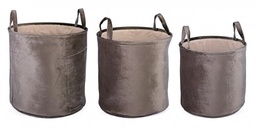 [S-B0212976] 3x Set3 P.Oggetti Velvet To Beige