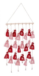 [S-B0935608] 4x Calendario Avv Hollis Sacchetto Rosso L