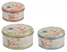 [S-B0465173] 4x Set3 Scatola Poesia Fiorito