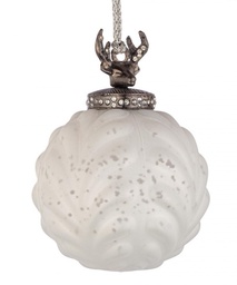 [S-B0971666] 4x Sfera Vt Decorum Bianco Op D80