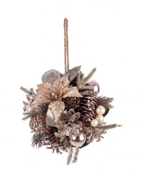 [S-B0970905] 6x Decor Sferica Alara Poinsettia Cham D125