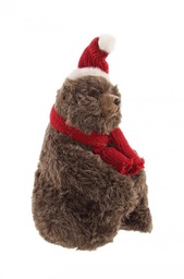 [S-B0910620] 6x Orso Bruno Seduto S