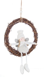 [S-B0929018] 6x Pendaglio Kathy Angelo Bianco C