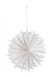 [S-B0971124] 6x Pendaglio Vik Fiocco 003 Carta Bia D30