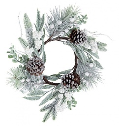 [S-B0932819] 8x Corona Johann Bacche Bianco C