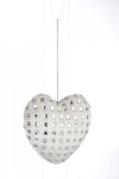 [S-B0922607] 8x Pendaglio Cuore Cristallo L