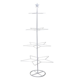 [S-V6155630000] Albero Espositore Ferro Bianco 57x55x123 cm