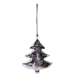 [S-V6094400000] Albero Metallo Argento 12x25x12 cm