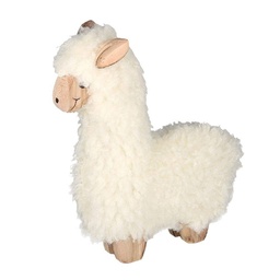 [S-V8527260000] Alpaca legno tessuto bianco 33,5x4x30 cm