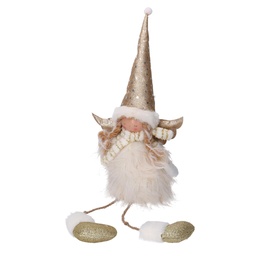 [S-V6332240000] Angelo Tessuto Oro Seduto 24x13x70 cm