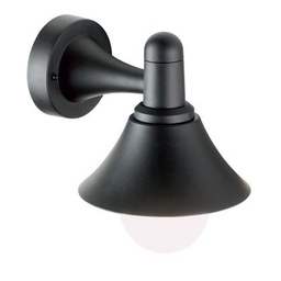 [S-SOV450/06] Applique Piccola In Basso E27 Nero