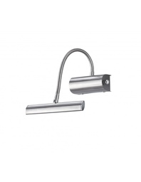 [S-TRIO279770107] Applique Quadro Specchio Led Flessibile Curtis Nichel