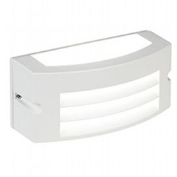 [S-SOV98492/02] Applique in alluminio pressofuso con diffusore in termoplastico opalino - Luce calda 3000°K - 10W - 840 lumen