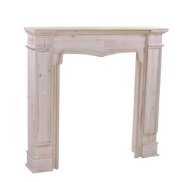 [S-V8036320000] Camino in legno sbiancato 108x21,5x101 cm