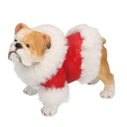 [S-V6135300000] Cane in resina con cappotto - Dimensioni 14x8x11 cm