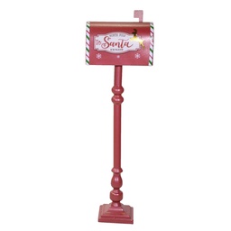 [S-V6322550000] Cassetta Posta Metallo Rosso 32,5x16x100 cm